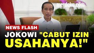 Jokowi Marah Ancam Cabut Izin Perusahaan Tambang Tak Penuhi Kebutuhan Rakyat