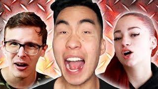 RiceGum ft. iDubbbz Content Cop & Jake Paul  - Frick Da Police Diss PARODY   BAKED ep 1