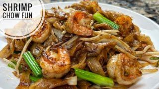 Shrimp Chow Fun  Shrimp Stir Fry With Thick Rice Noodles Recipe