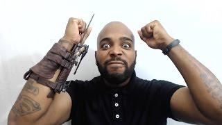 Assassins Creed Unity Phantom Blade Unboxing @Ubisoft - Taking All The Kids Candy On Halloween