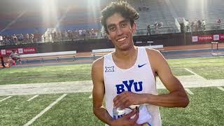 James Corrigan Gets The Olympic Standard The BYU Steepler Breaks Down His 813