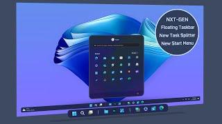 How to Install the New FLOATING TASKBAR Task Separator & the Start Menu on Your Windows 11