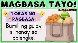 MAGBASA TAYO  PAGSASANAY SA PAGBASA NG TAGALOG  1 ORAS NA PAGBASA  TEACHING MAMA