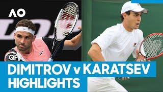 Grigor Dimitrov vs Aslan Karatsev Match Highlights QF  Australian Open 2021