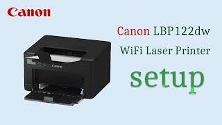 canon image class lbp122dw laser printer setup