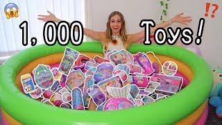 I FILLED MY *SWIMMING POOL* WITH 1000 MYSTERY TOYS⁉️ LUCKY DIP CHALLENGE  Rhia Official