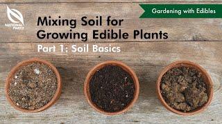 Mixing Soil for Growing Edible Plants Part 1 Soil Basics