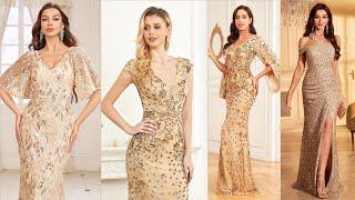 Prom Evening Gown Design Full Embroidery Styles 2024  Mother Of the Bride dresses New Designs