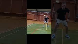 What is the difference here? Badminton Footwork