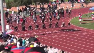 100 Meter Final - Arizona High School Girls Division 1 - State Championship Track Meet