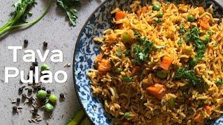 तवा पुलाव बनाने का तरीका  Left Over Rice Tava Pulao Recipe  One Pot Meal  Lockdown Recipes