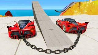 High Speed Jump Crashes - Oddly Satisfying Car Crashes BeamNG Drive Crashes