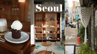 【ソウルVlog】３泊４日韓国ひとり旅  ショッピング、グルメ、カフェ、韓国漢方、工芸