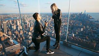 NYC Proposal Compilation Incredible New York Ideas for Marriage Engagements Including Rooftops