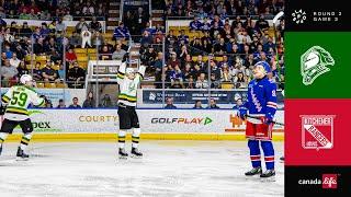 Knights @ Rangers  Round 2 Game 3  OHL Playoffs 2024