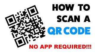 How To Scan QR Code - Quick Tutorial On Scanning A QR Code Using Your Phone  iPhone  Android