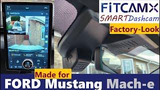 The PERFECT Mustang Mach-e Smart Dash Cam - Fitcam X - Shown with Carlinkit AI Box