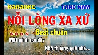 Nỗi Lòng Xa Xứ Karaoke Tone Nam  Phiên bản chuẩn