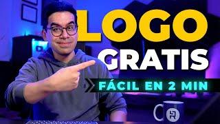 Cómo hacer un LOGO GRATIS Online para NEGOCIO en 2 minutos   Fácil con fondo transparente   2024