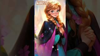 choose your  birthday month and see your disney princess#princess #birthday #ytshorts