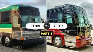1988 MCI Bus Conversion from Daycoach to Motorhome PART 1