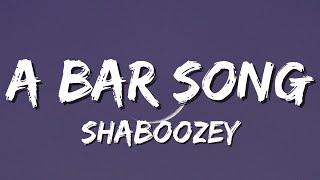 Shaboozey - A Bar Song   Lyrics