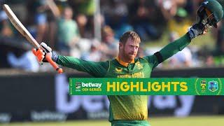 Proteas vs West Indies  3rd ODI Highlights  18 March 2023  JB Marks Oval Potchefstroom