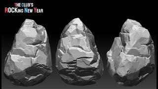 Zbrush - Rock Sculpting