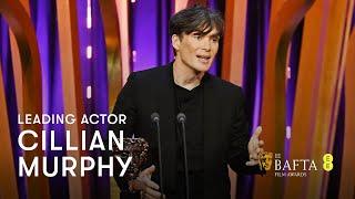 Cillian Murphy collects his Leading Actor BAFTA for Oppenheimer  EE BAFTA Film Awards 2024