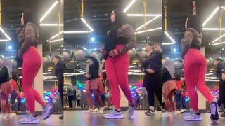 Hijab Style Try On Legging Mamah Muda Sport Celana Senam Zumba Aerobic