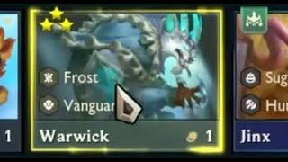 Set 12 Warwick farms Permanent Atk Speed. I 3 Starred him right after Krugs & gave him a Guinsoos.