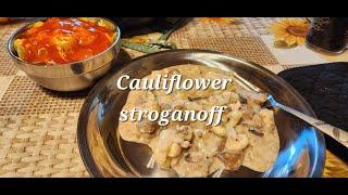 Cauliflower stroganoff #healthyeating