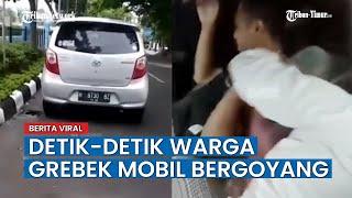 Mobil Bergoyang  Saat Dihampiri Warga Langsung Tancap Gas