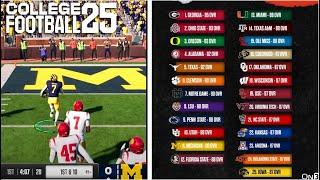 More HUGE College Football 25 News Dynasty Deep Dive Confirmed TOP 25 TEAM RANKINGS