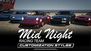 GTAO - The Mid Night Club Customization Styles