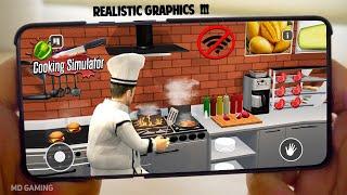 Top 10 Cooking Simulator Games For Android&iOS 2021 - Restaurant Simulator Games - MD Gaming