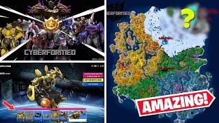 More Transformers Crossover Cosmetics Skins & Map - Amazing Fortnite Concepts You Need to See