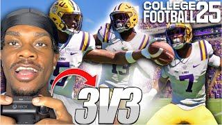 FIRST 3v3 COLLEGE FOOTBALL 25 SQUADS GAMEPLAY THIS IS LIT CFB 25 ULTIMATE TEAM