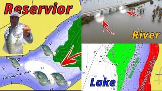 How to Locate Crappie in the EARLY SUMMER Lakes Rivers Reserviors