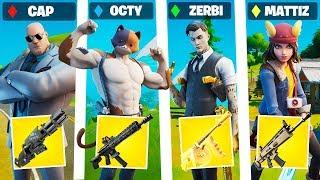 CI FINGIAMO TUTTI I BOSS DI FORTNITE IN UNA PARTITA  con MATTIZ ZERBI e OCTY