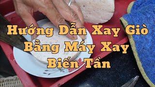 Cách làm giò chả bằng máy xay có biến tần