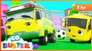 Buster & Daddy Play Soccer   Go Buster - Bus Cartoons & Kids Stories