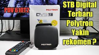 STB DIGITAL POLYTRON TERBARU PDV 610T2 yakin REKOMENDASI KOMINFO? #settopboxtvdigital