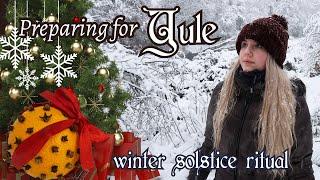 Winter in My English Cottage ️ Cosy Winter Solstice Ritual  Handmade Christmas Gifts