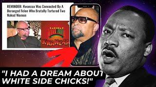 Historical Dust Frederick Douglas+ MLK’s White Mistress + Kwanzaa Founder Convicted of T0rturing BW