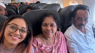 Trip to Surat  Appa’s 1st flight experience Shopping ️