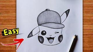 How to Draw Pikachu Easy Step by Step  Beginners Drawing Tutorial  Pikachu Drawing