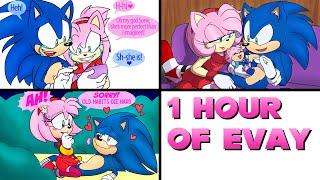 1 Hour of E-vay - Sonamy Sonic x Amy Comic Dub Compilation