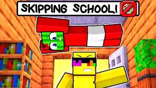 SKIPPING SCHOOL In Minecraft