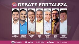 Eleições 2024 Debate dos candidatos à Prefeitura de Fortaleza  Grupo Otimista